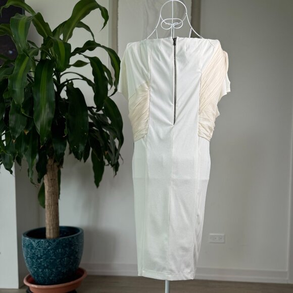 NWT ALICE + OLIVIA BY STACEY BENDET IVORY DRESS - Picture 2 of 5